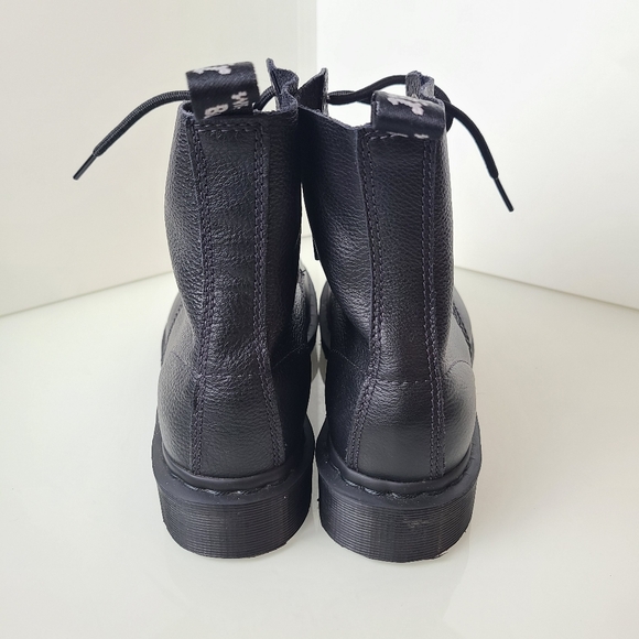 Like New! 1460 Pascal Mono Lace Up Boots Dr. Martens Soft Virginia Leather US 7 - Picture 5 of 9